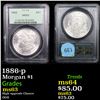 Image 1 : PCGS 1886-p Morgan Dollar $1 Graded ms63 By PCGS