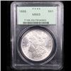 Image 2 : PCGS 1886-p Morgan Dollar $1 Graded ms63 By PCGS