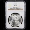 Image 2 : 1881-s Morgan Dollar $1 Graded ms63 By NGC