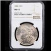 Image 2 : NGC 1886-p Morgan Dollar $1 Graded ms64 By NGC