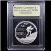 Image 2 : Proof ***Auction Highlight*** 1991-P Korean War Modern Commem Dollar $1 Graded GEM++ Proof Deep Came
