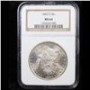 Image 2 : NGC 1883-o Morgan Dollar $1 Graded ms64 By NGC