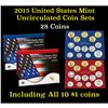 Image 1 : 2013 United States Mint Uncirculated Coin Set 28 coins
