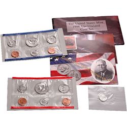 1996 United States Mint Set in Original Government Packaging 11 coins With Dime