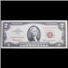 Image 2 : 1963 $2 Red seal United States Note Grades Select AU