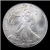 Image 2 : 2002 Silver Eagle Dollar $1 Grades Mint State