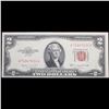 Image 2 : 1953B $2 Red Seal United States Note Grades Select CU