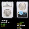 Image 1 : NGC 1896-p Morgan Dollar $1 Graded ms63 By NGC