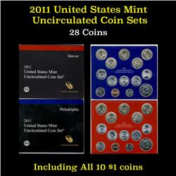 2011 United States Mint Uncirculated Coin Set 28 coins