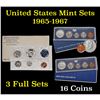 Image 1 : Group of 3 Special Mint Sets 1965-1967 20 coins