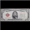 Image 2 : 1928F $5 Red Seal United States Note Grades vf+