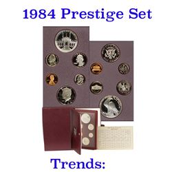 1984 Prestige Proof Set - Last set in the Leather Binder