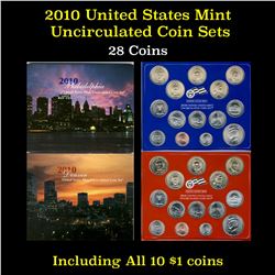 2010 United States Mint Uncirculated Coin Set 28 coins