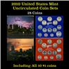 Image 1 : 2010 United States Mint Uncirculated Coin Set 28 coins