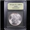 Image 2 : 1886-p Morgan Dollar $1 Graded Choice Unc By USCG.