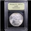 Image 2 : ***Auction Highlight*** 1897-p Morgan Dollar $1 Graded GEM  Unc By USCG.