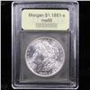 Image 2 : 1881-s Morgan Dollar $1 Graded GEM+ Unc By USCG