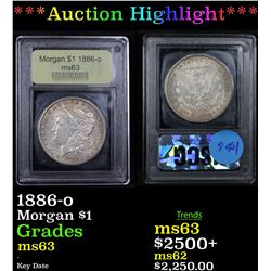 ***Auction Highlight*** 1886-o Morgan Dollar $1 Graded Select Unc By USCG (fc)