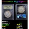 Image 1 : ***Auction Highlight*** 1886-o Morgan Dollar $1 Graded Select Unc By USCG (fc)