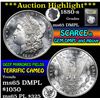 Image 1 : ***Auction Highlight*** 1880-s Morgan Dollar $1 Graded GEM Unc DMPL By USCG.