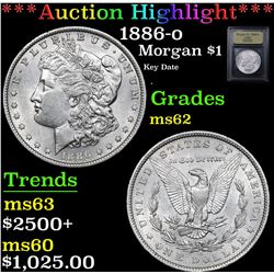 ***Auction Highlight*** 1886-o Morgan Dollar $1 Graded Select Unc By USCG.