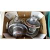 Image 2 : Box of vintage hubcaps and beauty rims