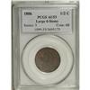 Image 1 : 1806 1/2 C Large 6, Stems AU53 PCGS. C-4, B-4, R.1. An 