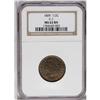 Image 1 : 1809 1/2 C MS62 Brown NGC. C-3, B-4, R.1. The NGC hold 