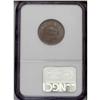 Image 2 : 1856 1/2 C MS64 Brown NGC. C-1, B-1, R.1. A fully deta 
