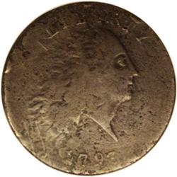 1793 Chain 1C AMERICA AU50 CSN.