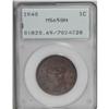 Image 3 : 1840 1C Large Date MS65 Brown PCGS. N-6, Die State B, 