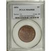 Image 1 : 1854 1C MS65 Red and Brown PCGS. N-11, R.2. A couple o 
