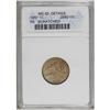 Image 1 : 1857 1C --Scratched--ANACS. MS60 Details. This piece ha 