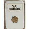 Image 1 : 1861 1C MS65 NGC. Well struck and lustrous, with prett 