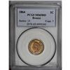 Image 1 : 1864 1C Bronze No L MS65 Red PCGS. This lustrous Gem i 