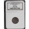 Image 3 : 1873 1C Doubled LIBERTY MS63 Brown NGC. FS-009.1, Snow 