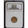 Image 1 : 1896 1C MS65 Red NGC. This golden piece exhibits occas 