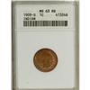 Image 1 : 1909-S 1C MS63 Red and Brown ANACS. A highly demanded 