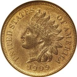 1909-S 1C MS65 Red and Brown NGC.