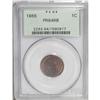 Image 1 : 1865 1C PR64 Red and Brown PCGS. A bold and reflective 