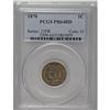 Image 1 : 1870 1C PR64 Red PCGS. Shallow N in ONE. This orange-r 