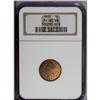 Image 1 : 1893 1C Cent PR 65 Red and Brown NGC. A sliver of gold 
