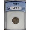 Image 1 : 1909-S VDB 1C VF25 ANACS. A moderately worn example of 