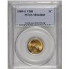 Image 3 : 1909-S VDB 1C MS64 Red PCGS. Light, lustrous golden-ta 