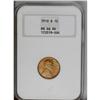 Image 1 : 1910-S 1C MS66 Red NGC. A beautiful orange and straw-g 