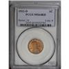 Image 1 : 1912-D 1C MS64 Red PCGS. Fully struck, this piece is r 