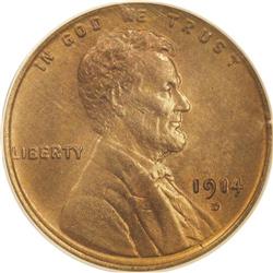 1914-D 1C MS65 Red and Brown PCGS.