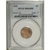 Image 3 : 1915 1C MS66 Red PCGS. The brick-red and straw-gold ir 