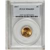 Image 1 : 1917 1C MS66 Red PCGS. A highly lustrous Gem with bril 
