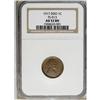 Image 3 : 1917 1C Doubled Die AU53 NGC. FS-013. WE TRUST and the 